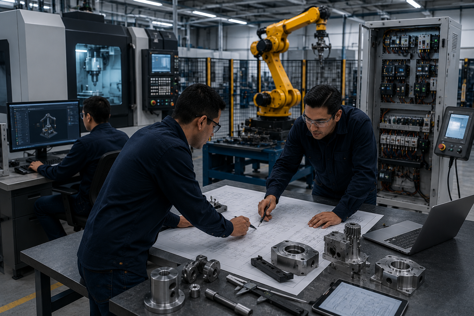 Proyecto de modernización industrial con robótica
